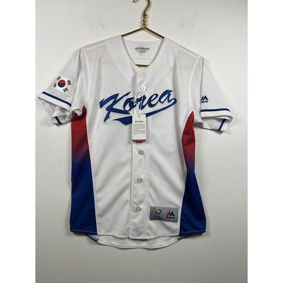 Korea Majestic 2017 World Baseball Jersey Size -85 Youth NWT